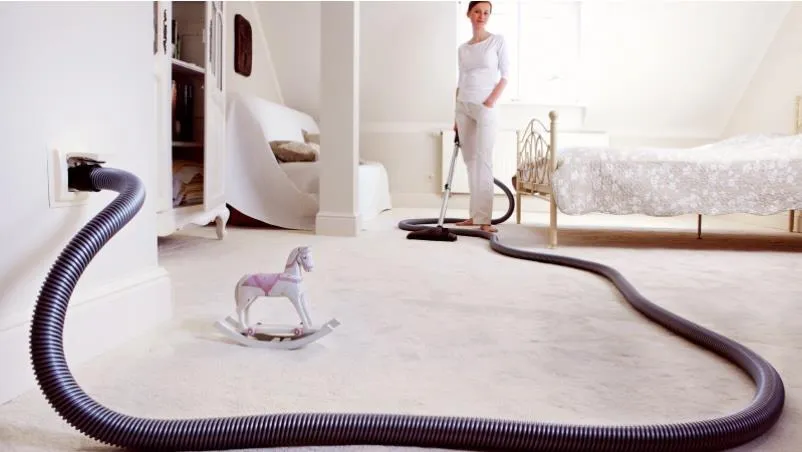 Central vacuum cleaners